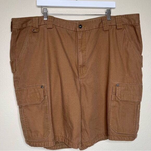 Duluth Trading Fire House 10 Inch Utility Carpenter Cargo Short Brown Men 48 - Picture 5 of 13